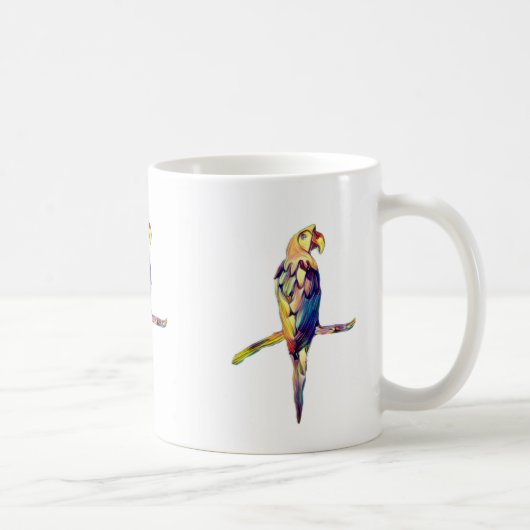 オウムカラフルマグ コーヒーマグカップ (右)