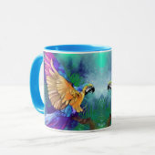 オウムカラフルマグ マグカップ (正面左)