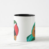 オウムカラフル鳥 マグカップ (中央)