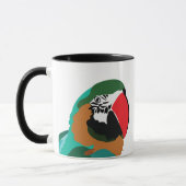 オウムカラフル鳥 マグカップ (左)