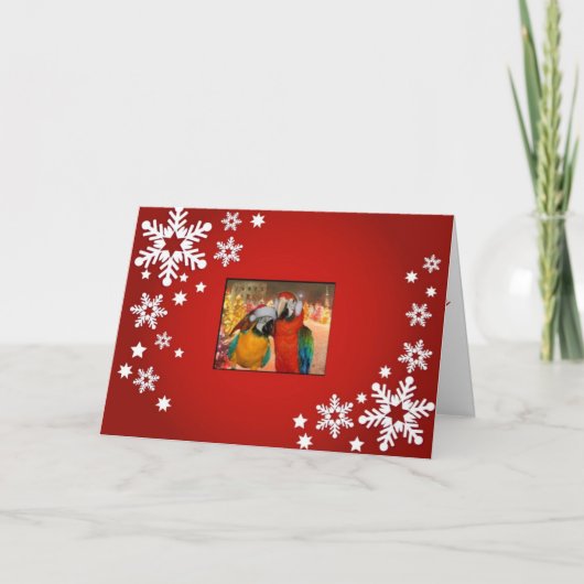 オウムカード赤 シーズンカード (正面)