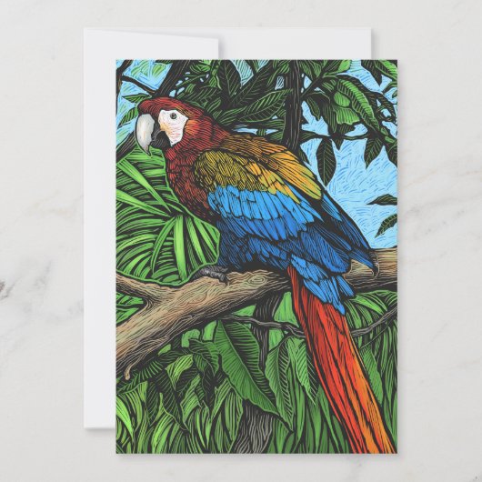 オウムカード 案内状 (正面)