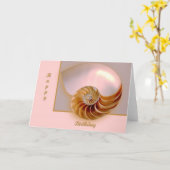 オウムガイのの中 カード (黄色い花)