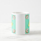 オウムガイの貝との黄色い独特の味 コーヒーマグカップ (中央)