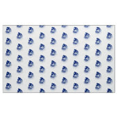 オウムガイの貝-濃紺および白 ファブリック (ヤード)