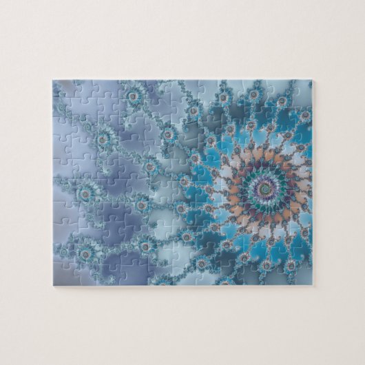 オウムガイ-フラクタルの芸術 ジグソーパズル (横)