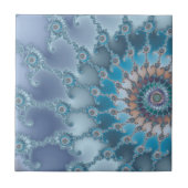 オウムガイ-フラクタルの芸術 タイル (正面)