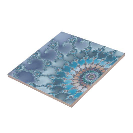 オウムガイ-フラクタルの芸術 タイル (側面)