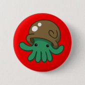 オウムガイ! 缶バッジ (正面)