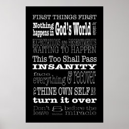 オウムスローガン&ことわざ1ポスター ポスター