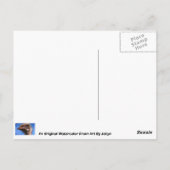 オウムチューリップはがき ポストカード (裏面)