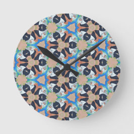 オウムデザイン時計 ラウンド壁時計