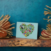 オウムハート フォトプラーク (側面)