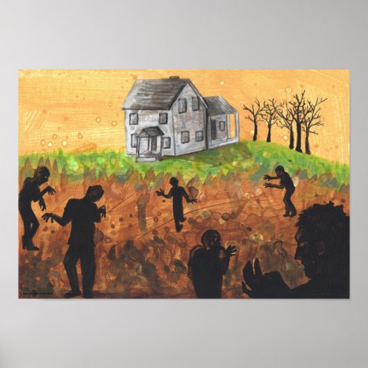 オウムバッドアプローチゾンビ+ファームハウスポスター ポスター (正面)