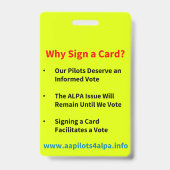 オウムパイロットが私たちの未来に資金を バッジ (裏面)