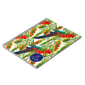 オウムパーソナライズされたク ノートブック (左側)