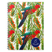 オウムパーソナライズされたク ノートブック (正面)