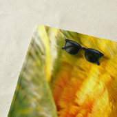 オウムパーソナライズされたビーチタオル ビーチタオル (インサイチュ)