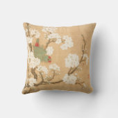 オウム中国のやナシの花 クッション (裏面)