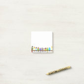 オウム付箋 ポストイット (デスク上)