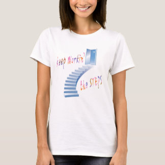 オウム保スステップ依存回復 Tシャツ