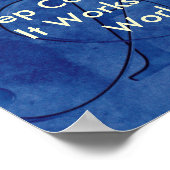 オウム保ス来スローガン ポスター (角)