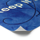 オウム保Itシンプル ポスター (角)