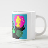 オウム喜び ジャンボコーヒーマグカップ (右)