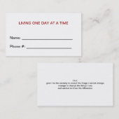 オウム団体カード 名刺 (正面/裏面)