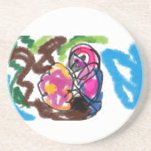 オウム夏 コースター (正面)