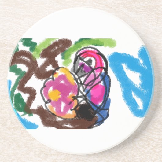 オウム夏 コースター (正面)