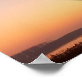 オウム夕日 ポスター (角)