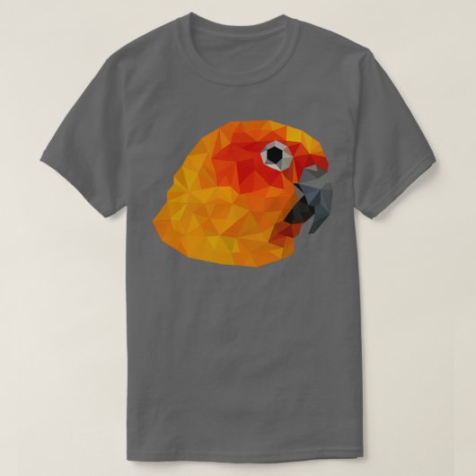オウム多角形の鳥 Tシャツ (デザイン正面)