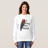 オウム好きおもしろいの贈り物 スウェットシャツ (正面フル)