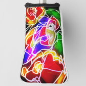 オウム島のグロー ゴルフヘッドカバー (回転90)