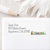 オウム差出人住所ラベル ラベル (インサイチュ)