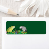 オウム差出人住所ラベル ラベル (インサイチュ)