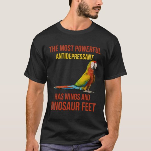 オウム引用文 Tシャツ (正面)
