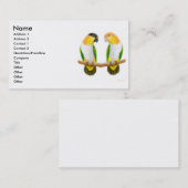 オウム愛プロフィールカード 名刺 (正面/裏面)