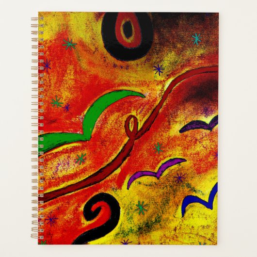 オウム曲線 プランナー手帳 (正面)