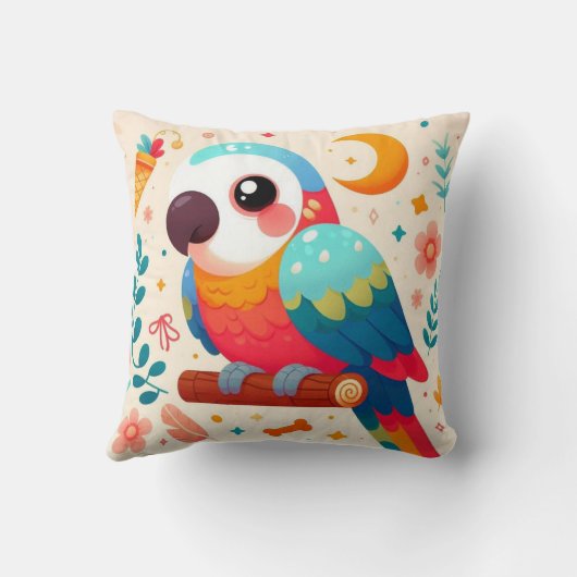 オウム枕 クッション (裏面)