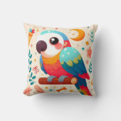 オウム枕 クッション (正面)