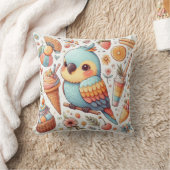 オウム枕 クッション (ブランケット)