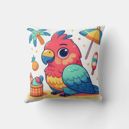 オウム枕 クッション (裏面)