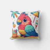 オウム枕 クッション (正面)