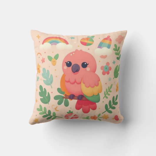 オウム枕 クッション (裏面)