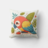 オウム枕 クッション (正面)