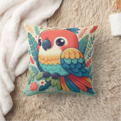 オウム枕 クッション (ブランケット)