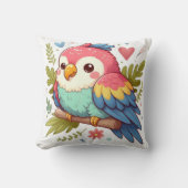 オウム枕 クッション (正面)