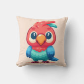 オウム枕 クッション (正面)